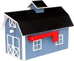 Amishtoybox.com Wooden Mailbox, Dutch Barn Style, Post-mount. Fixed Price $159.50.