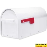 Heavy Duty Rust Resistant Mailbox Usps Approved Post Mount Durable Metal Outdoor. Fixed Price $205.04.