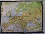 School Wall Map Europe Economy 221X161CM. Fixed Price $194.19.