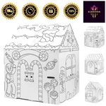 Creative Gingerbread Playhouse With Mail Slots - Indoor Fun For Children. Fixed Price $79.99.