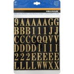 The Hillman Group 842266 7/8-INCH By 5/8-INCH Gold Letters And Numbers. Fixed Price $7.95.