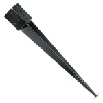 Simpson FPBS44 E-z Spike Black Powder-coated Post-base For 4X4. Fixed Price $43.25.