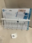 New - Interdesign Wall Mount Steel Mail And Key Rack ( White ). Fixed Price $15.99.