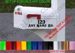 Street Name Number Sticker Set Usps House Address. Fixed Price $15.82.