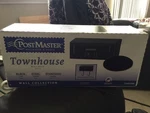 Postmaster Wall Mounted Townhouse Mailbox Steel THHB00WM Black New!!!. Fixed Price $12.00.