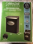 Gibraltar Mailboxes Galvanized Steel Security Wall Mount Satin Nickel. Fixed Price $25.00.