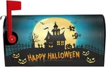 Halloween Haunted House Mailbox Cover, Happy 21 18 In Magnetic. Fixed Price $17.55.