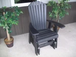 A&l Furniture Co. Amish-made Poly Adirondack Glider Chairs In 13 Colors. Fixed Price $549.00.