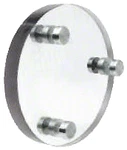 Round Level 3 Clear - Vision Bullet Resistant Laminated Polycarbonate Spea. Fixed Price $763.15.