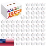 Fullhawl 48 White Raffle Ballot Donation Suggestion Box 6"X4.5"X4" Cardboard. Fixed Price $40.59.