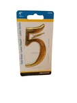 Number 5 Nail-on Traditional Solid Brass Hillman 847047 4-INCH House. Fixed Price $7.78.