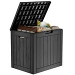 Maiuscoli 30 Gallon Outdoor Deck Box Storage, Lockable Waterproof Patio. Fixed Price $39.38.