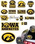 Iowa Hawkeyes Stickers For Cars, Water Bottles, Laptops, And Gifts. Fixed Price $20.68.