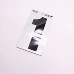 (6-PK) Hillman Number Reflective Square Black On Silver 5-1/4" 844097. Fixed Price $15.44.