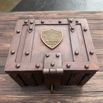 Old West Cast Iron Strong Box San Francisco Division Express Co. Chest Decor. Fixed Price $226.99.