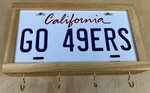 New! Go 49ERS Locking Gun Jewelry Concealment Box Wood Wall Art Key Holder Sf. Fixed Price $59.00.