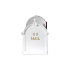 Ambrose White Post Mount Large Plastic Residential Home. Fixed Price $23.75.