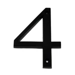 Hillman Distinctions Inch Black House Address Number 4, Flush Mount. Fixed Price $8.37.