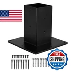 Ilyapa Black Mailbox Post Base Plate Mounting Bracket - Works With. Fixed Price $94.10.