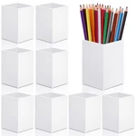 Aforoeoa 10PACK White Acrylic Holder, Desktop Pencil. Fixed Price $33.96.