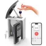 Key Wall Mount With Drop Slot, Smart Digital Lockbox, Otp/app Bl.... Fixed Price $168.07.