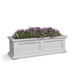 Window Box 3FT Double Wall Self Watering Fade Resistant White 5822 Mayne Steel. Fixed Price $124.99.