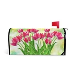 Spring Summer Tulip Flowers Magnetic Mailbox Cover Mailwraps Garden. Fixed Price $26.56.