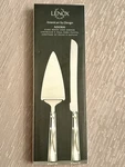 Lenox Adorn 13" Cake Knife & Server Set American By Design New Box Wedding. Fixed Price $25.00.