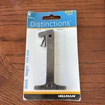 Hillman Distinctions Black House #1 W/screws Flush Mount (1/8 4 L) Nwt. Fixed Price $6.00.