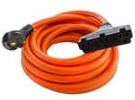 25FT 30A 125V Nema TT-30P To Three Household 5-15 Outlets By Ac Works. Fixed Price $82.99.