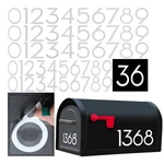 Reflective Mailbox Numbers For Outside, 5 2" 3, 3" 2, White. Fixed Price $17.88.