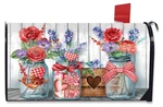 Briarwood Lane Love Filled Mason Jars Valentine's Day Mailbox Cover. Fixed Price $15.95.