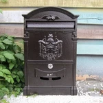 Cast Aluminum 06 Galvanized Sheet Villa Mailbox Courtyard Letter Outdoor. Fixed Price $107.99.