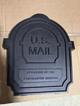 Brick Mailbox - Cast Aluminum Doors. Fixed Price $40.00.