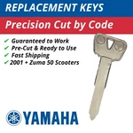 Yamaha Zuma Scooter Keys 2001+ Replacement Cut To Code C7001-C7250 Metal. Fixed Price $9.99.