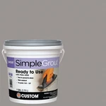 Custom Building Products Simplegrout Gallon Delorean Gray Pre-mixed Sanded Tile. Fixed Price $47.43.
