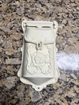 Cast Iron Mail Box Wall Mount Has Flower Design It See Photos. Fixed Price $85.00.