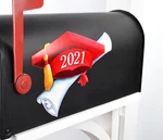 Mailbox Magnet Partial Cover Grad Cap 2026 Custom Balloon Bouquet With Year. Fixed Price $17.95.