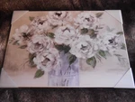 New Stupell Home Decor Wall Art White Floral Flowers Vase By Carol Robinson. Fixed Price $24.99.