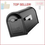 Architectural Mailboxes 8830B-10 Winston Nickel Flag Post Mount Mailbox, Medium,. Fixed Price $71.46.