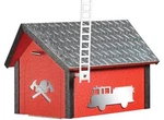 Firefighter Mailbox Diamond Plate First Responder Engine Red Poly Amish Usa. Fixed Price $429.97.