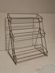 Unbranded 3-TIER Wire Countertop Display Rack, Chrome, 14.5X12.75X 12.5 Inches. Fixed Price $79.99.