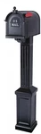 Mailbox With Post Large Black Classic Newport Craftsman Style Rust Proof Durable. Fixed Price $101.95.