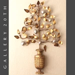 Marvelous! Mcm Olive Tree Wall Art! Orig. Metal Vtg 60'S 50'S Gold Mid Century. Fixed Price $800.00.