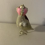 Nwt Ashland Gold Bird W/ Pink King Crown Table Top Figurine 5 Tall. Fixed Price $12.00.