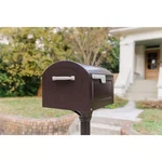 Architectural Mailboxes Centennial Satin Black Extra Large Steel Post Mount. Fixed Price $76.95.