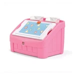 STEP2 2-IN-1 Toy Box Art Lid, Kids Storage Bin Organizer, Easel Chest. Fixed Price $102.36.