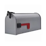 Gibraltar Mailboxes ST1000AM Grayson Post-mount Mailbox, Medium, Silver. Fixed Price $36.36.