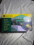 New Vintage John Deere Tractor Outdoor Pathway Lights 7 Pc Set Decor. Fixed Price $49.99.