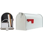 Gibraltar Elite T1 White Steel Rural Post Mount Mailbox E1100WAM. Fixed Price $27.21.